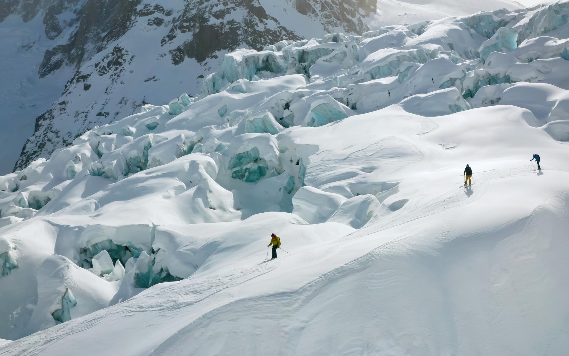 La Vallée Blanche, la discesa glaciale da Courmayeur a Chamonix
